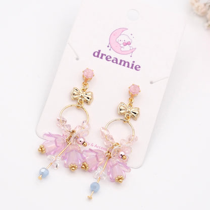 Lily Pink Chimes Earrings