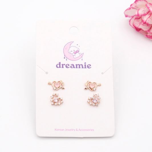 Cupid Kiss Earrings Set