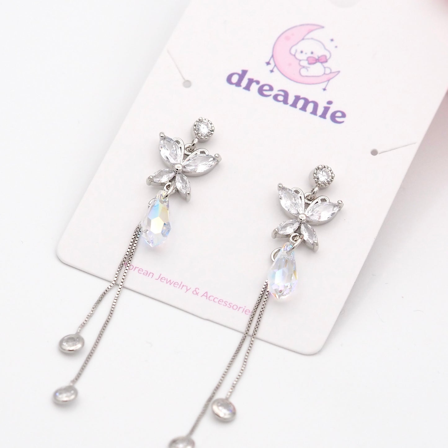 Butterfly Dazzle Drop Earrings