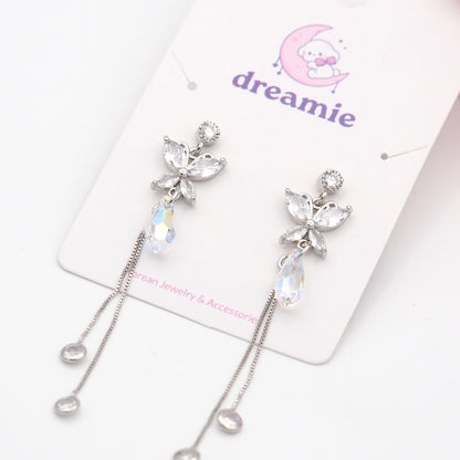 Butterfly Dazzle Drop Earrings