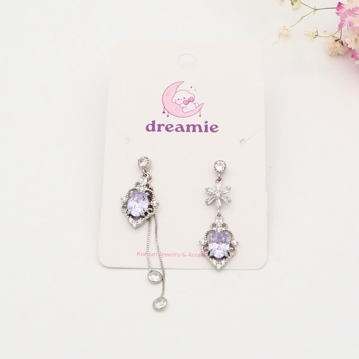 Aurora Violet Drop Earrings