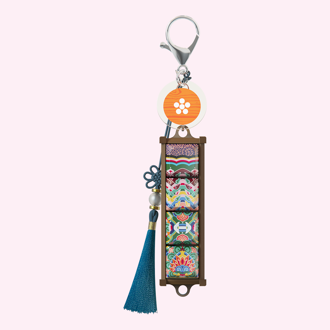 Gyotaejeon Dancheong Keycap Keychain