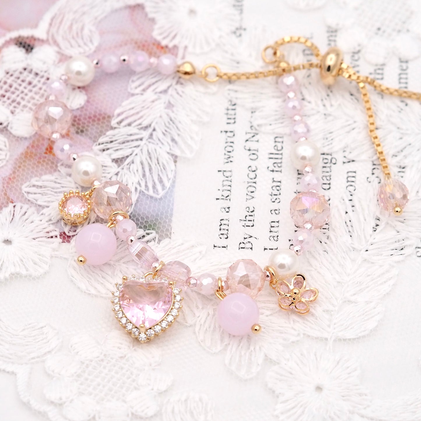 Wrapped in Love Bracelet - Pink