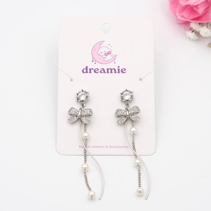 Twilight Ribbon Drop Earrings
