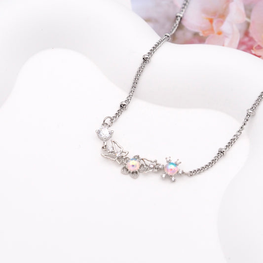 Butterfly Crown Necklace