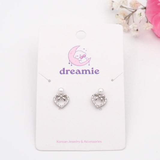 Loveknot Pearl Earrings