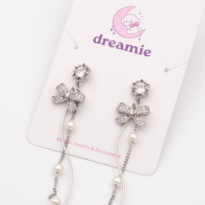 Twilight Ribbon Drop Earrings