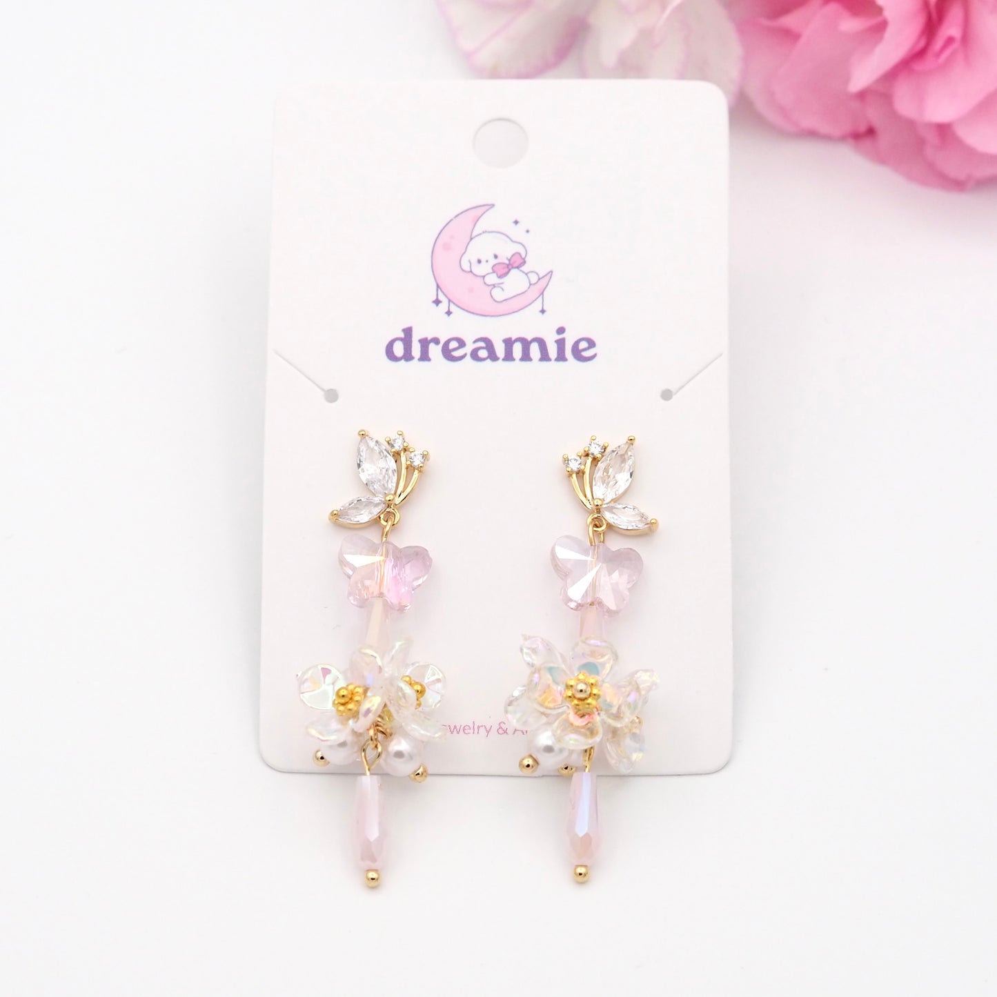 Crystal Bouquet Earrings