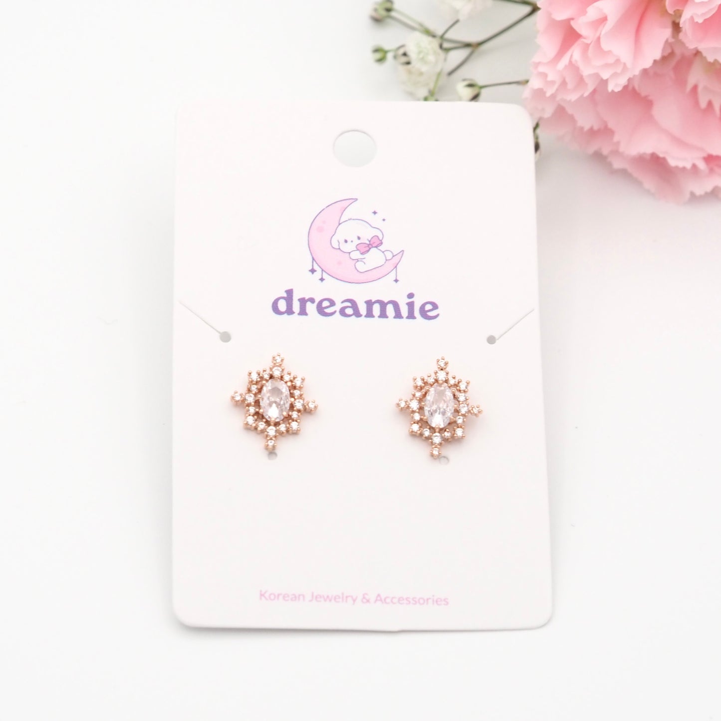 Crystal Snowflake Earrings