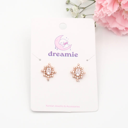Crystal Snowflake Earrings