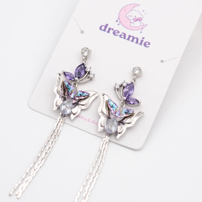 Violet Wings Earrings