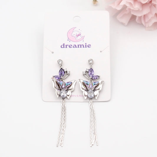 Violet Wings Earrings
