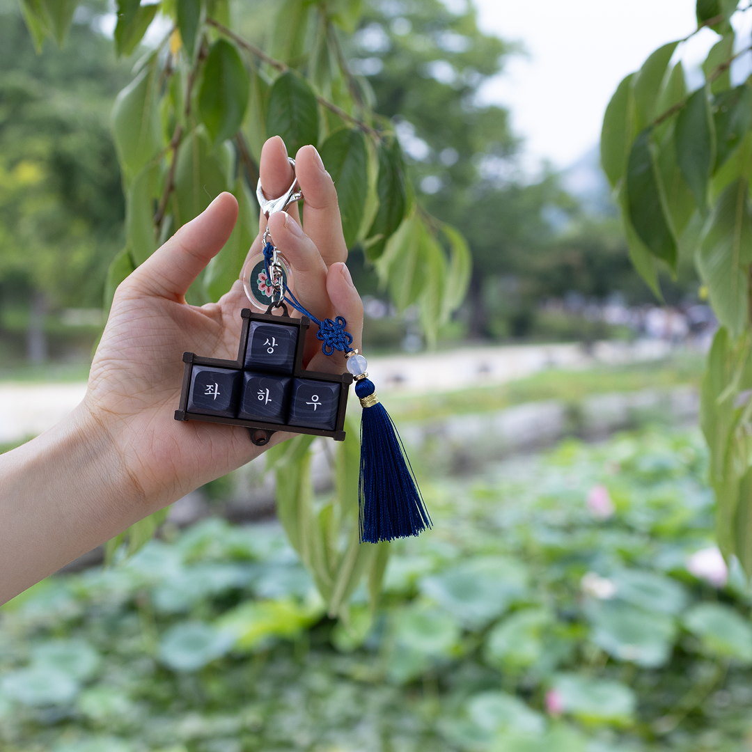 Ink Arrow Keys Keycap Keychain