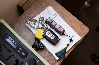 Black Dancheong Keycap Keychain