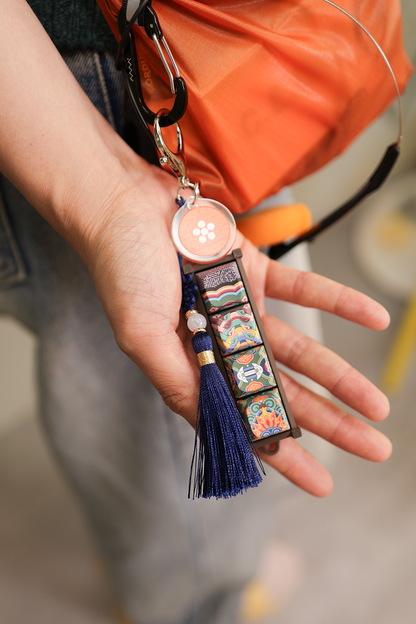 Gyotaejeon Dancheong Keycap Keychain