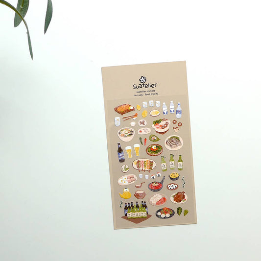 Suatelier stickers - Food trip #3