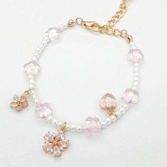 Cherry Blossom Serenade Bracelet - Dreamie - Bracelets