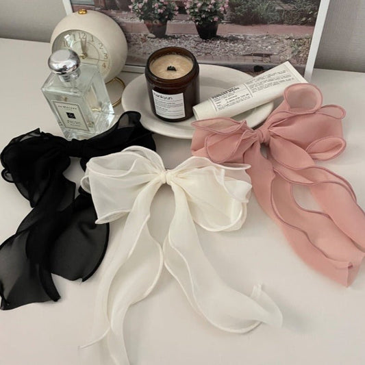 Chiffon Dream Ribbon Hair Clip - Dreamie - hair clip