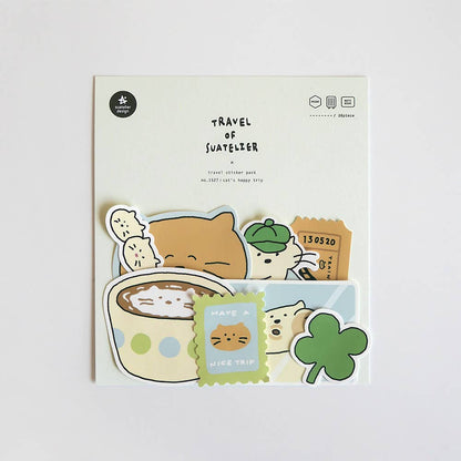 Suatelier stickers - Cat's Happy Trip