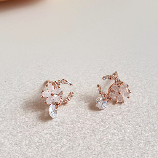 Moonkissed Petals Stud Earrings