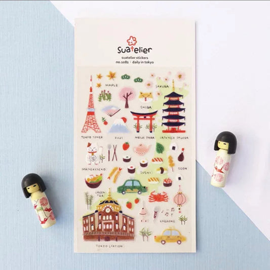 Suatelier stickers - daily Tokyo
