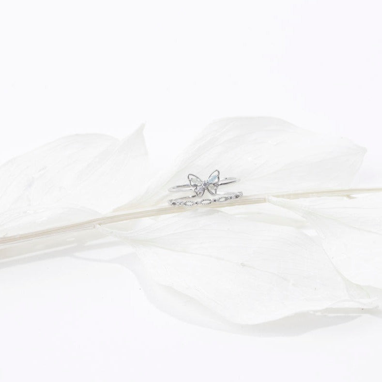 Dreamy Butterfly Layered Ring