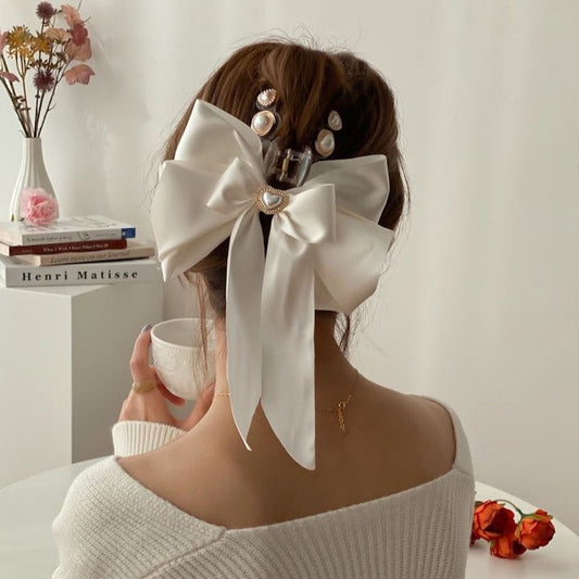 Luxe Bridal Bow Hair Claw