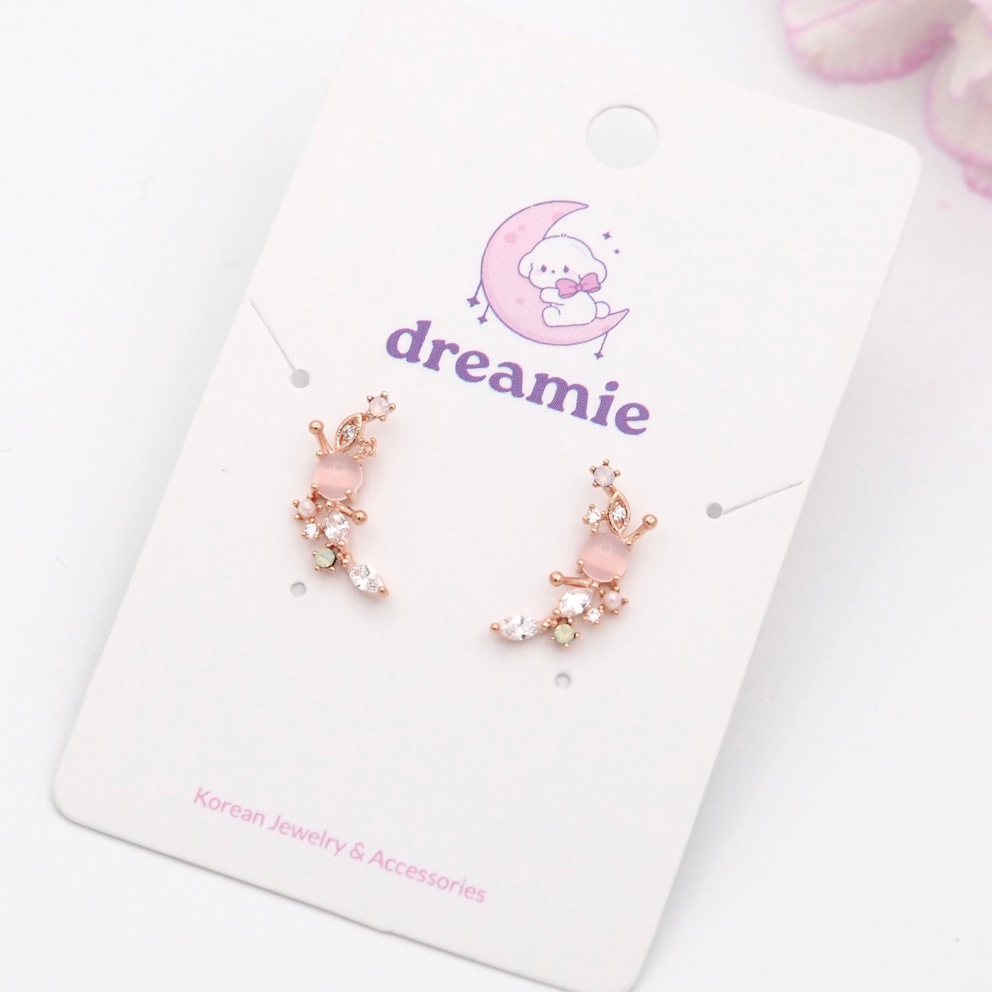 Rose Lunaire Earrings - Dreamie - Earrings